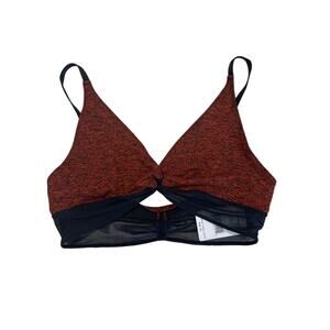 Free People FP Movement Shakti Seamless Sports Bra Women's Size L Hotshot Yoga
